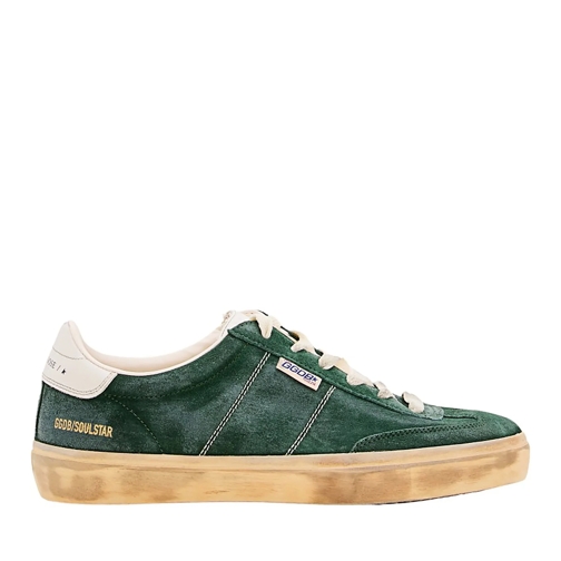 Golden Goose Low-Top Sneaker Soul-Star Suede Sneakers Green