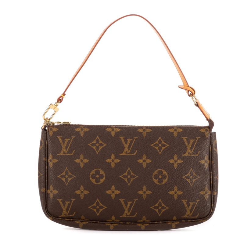 Louis Vuitton Crossbody Bag Accessory Pouch braun