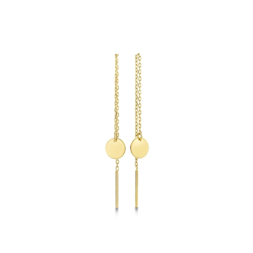 Isabel Bernard Creole Le Marais Jeanne 14 Karat Drop Earrings With Circl Gold