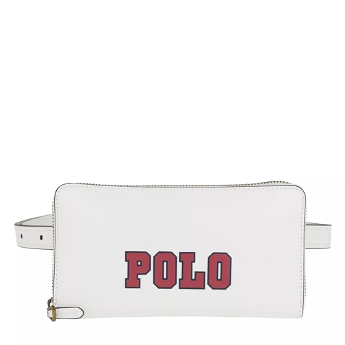 Polo Ralph Lauren Varsity Nappa Belt Bag Small White Sac à bandoulière