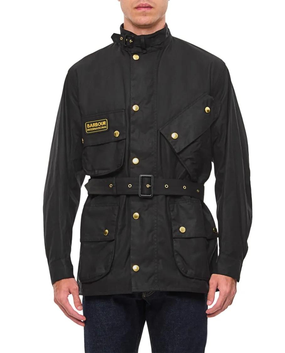 Barbour - International Original Wax Jacket - Größe 36 - schwarz