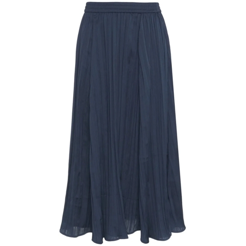 MICHAEL Michael Kors Jupes midi Pleated midi skirt blau