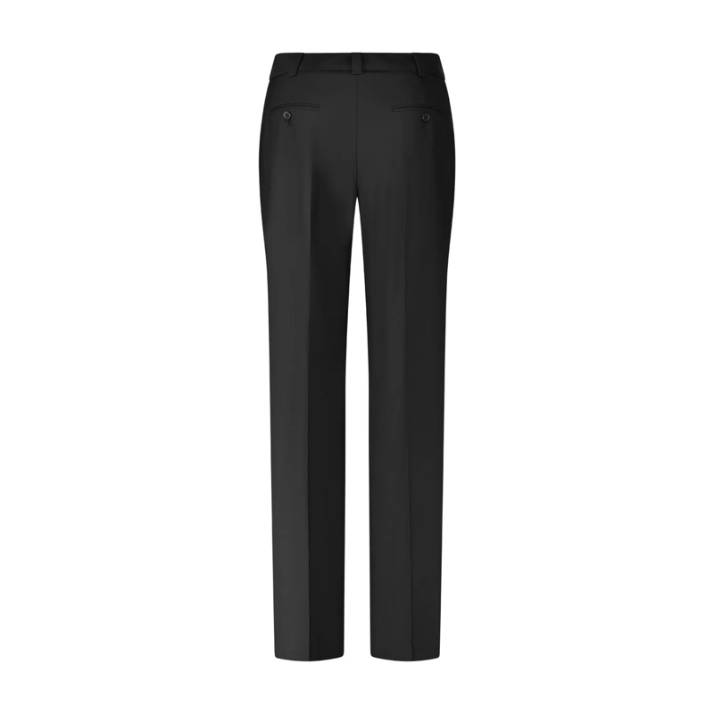 windsor. Freizeithose Businesshose aus Schurwolle Schwarz(Image 12)