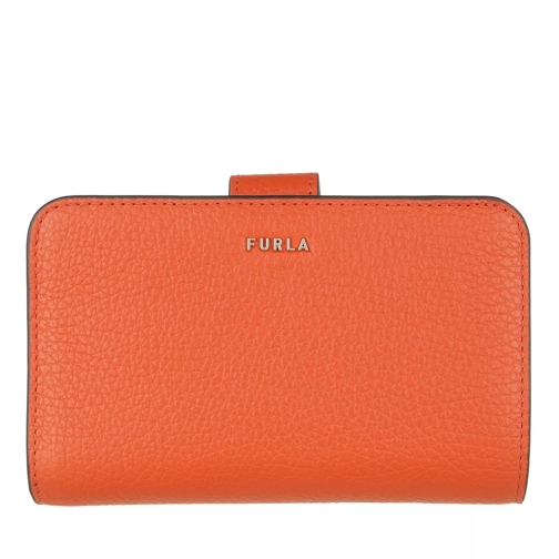 Furla Furla Babylon M Compact Wallet - Vitello St.Eracle Tangerine Bi-Fold Portemonnee