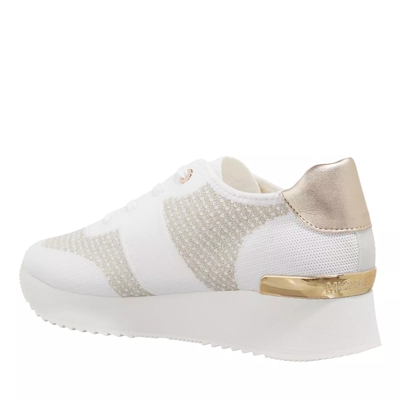 MICHAEL Michael Kors Sneaker basse Monique Knit Trainer Pale Gold(Image 3)