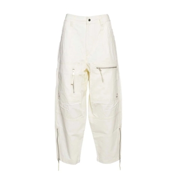 パンツ Isabel Marant Etoile Kelvin Cargo Pants In White Cotton Etoile Isabel Marant Kelvin Cargo Pants In White Cotton White
