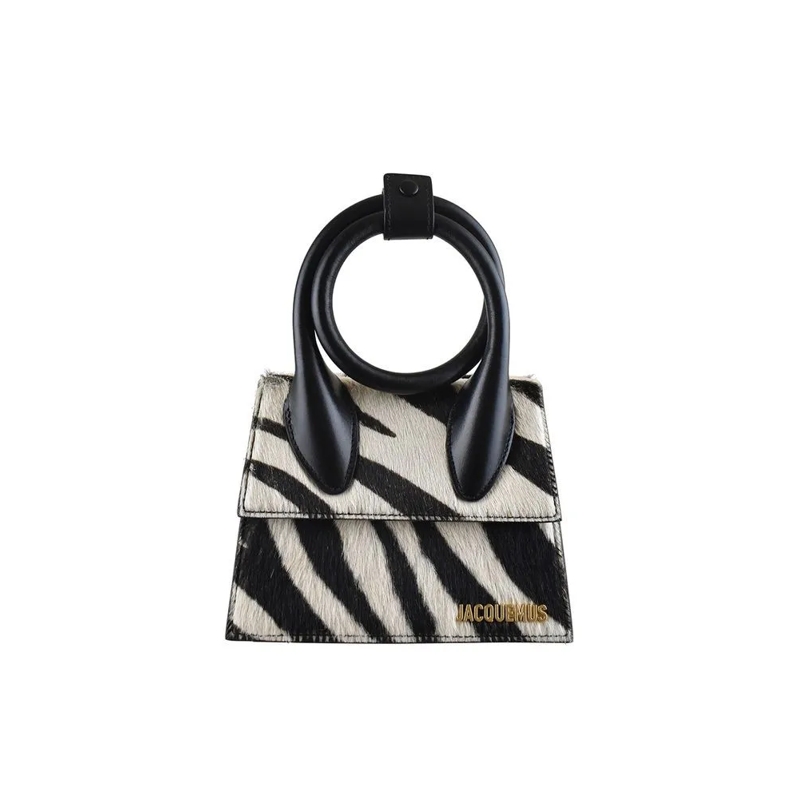 Jacquemus Crossbody Bag Structured Small Handbag Black