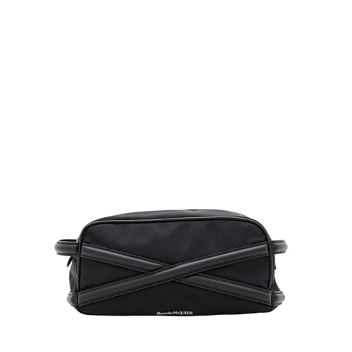 Alexander McQueen Nylon Envelope Black Crossbody Bag