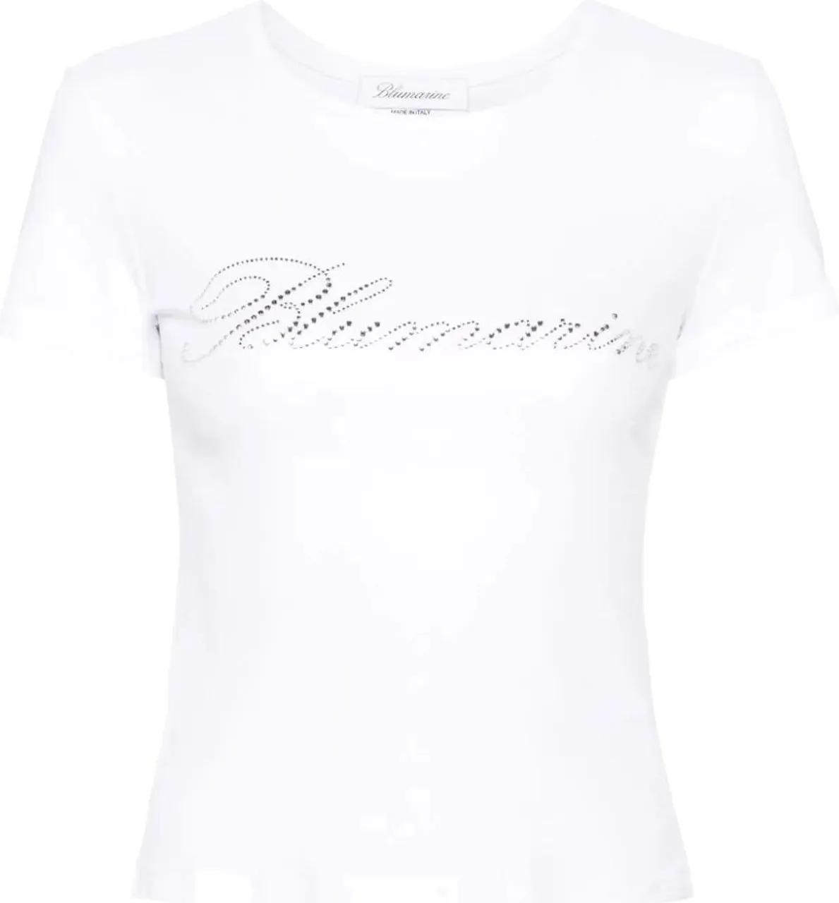 Thumbnail - Blumarine - t-shirt logo white - Größe M - weiß