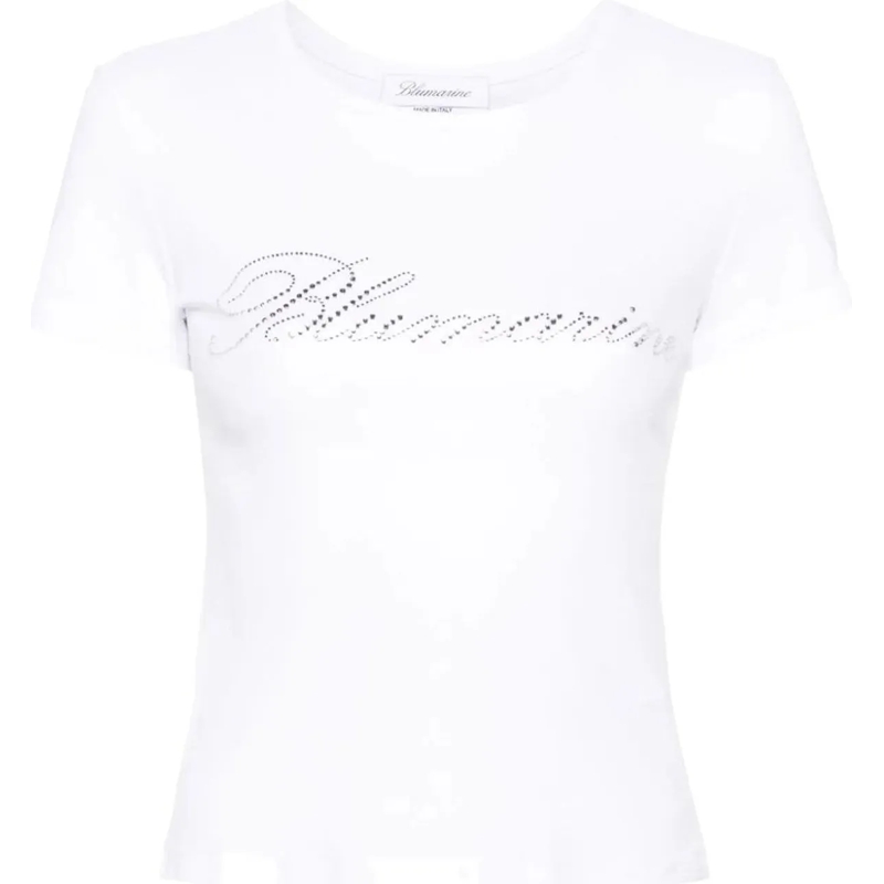 Blumarine T-shirt t-shirt logo white weiß
