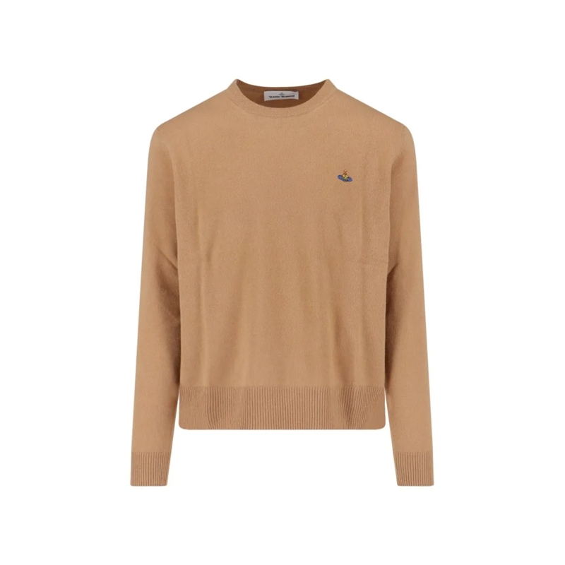 Vivienne Westwood Trui "Orb" Sweater – Light Brown Brown