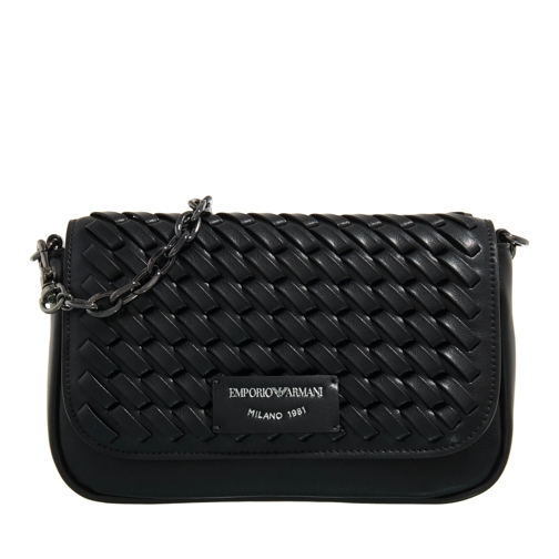 Emporio Armani Wallet On A Chain Wallet With Chain Weave Letaher Black Beauty