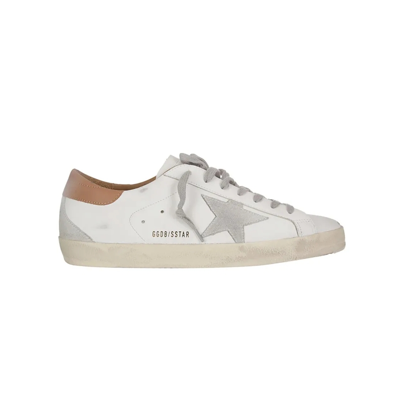 Golden Goose Low-Top-Sneaker White Sneakers With Grey Suede Star White