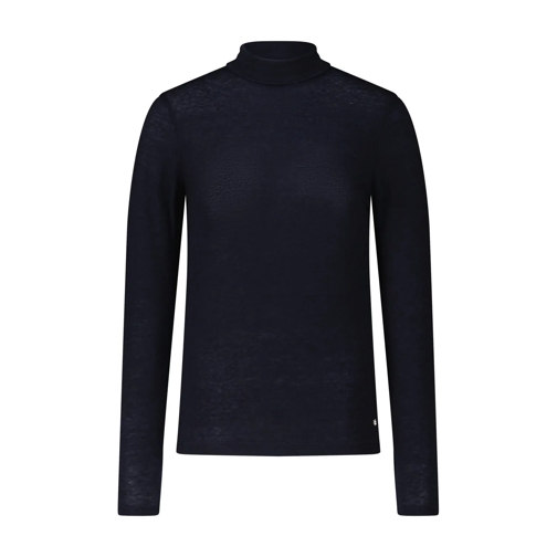 windsor. T-Shirts Rollkragenpullover aus Woll-Mix Navy