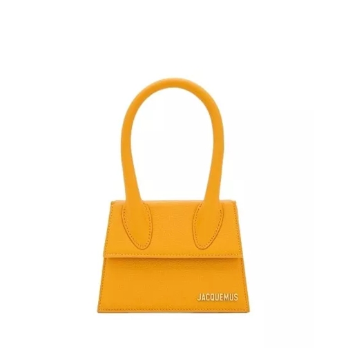 Jacquemus Le Chiquito Moyen Leather Bag Orange Sac à bandoulière