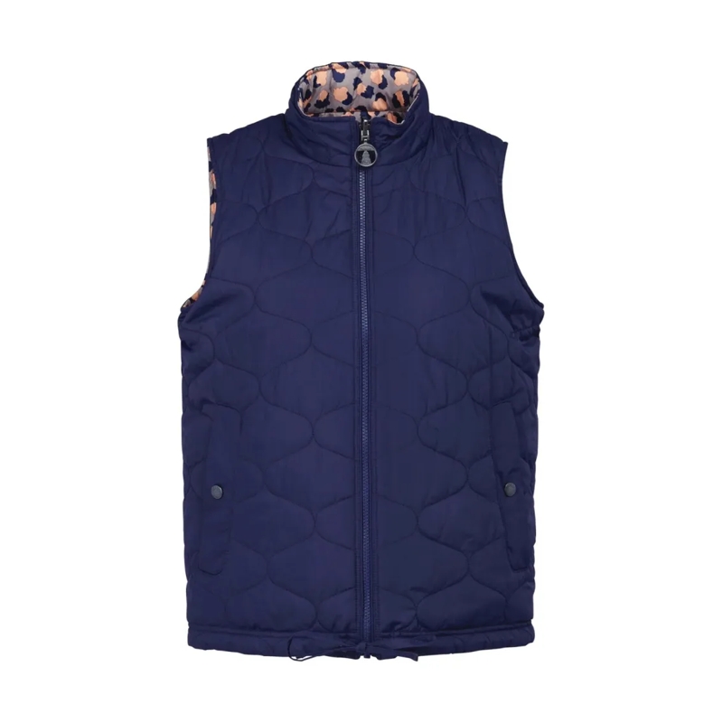 Barbour  Apia Reversible Quilted Gilet Vest Multicolor