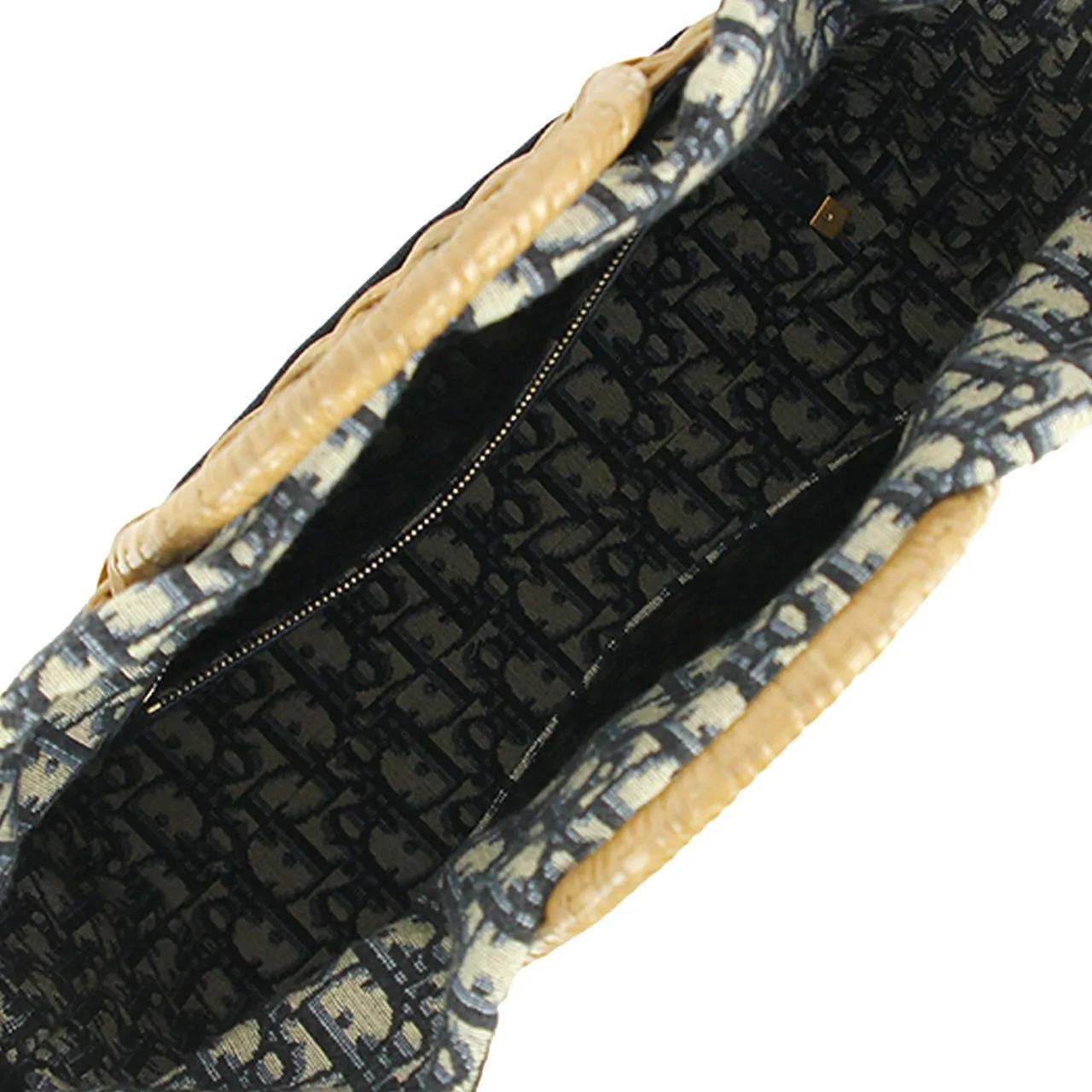 Thumbnail - Christian Dior Hobo Bags - 2020-2023 Oblique Wicker Basket Bag - Gr. unisize - in Braun - für Damen