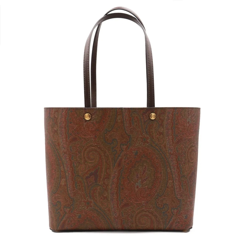 Etro Tote Brown Patterned Tote Bag Brown