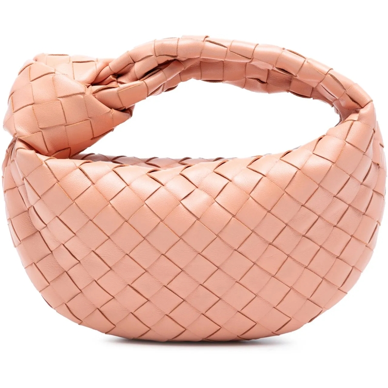 Bottega Veneta Schultertasche Mini Nappa Intrecciato Jodie rose