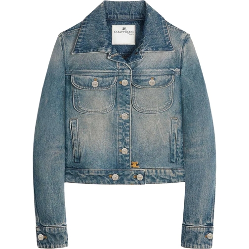 Courrèges Sommerjacken Cropped Denim Jacket mehrfarbig