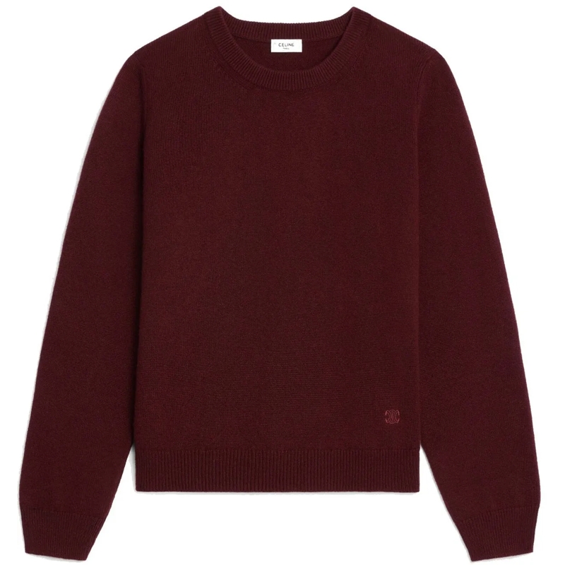 Celine T-Shirt Celine Cashmere Sweater rot