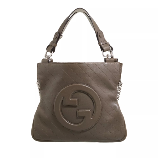 Gucci Small Gucci Blondie Shopper Craclet Brown Tote