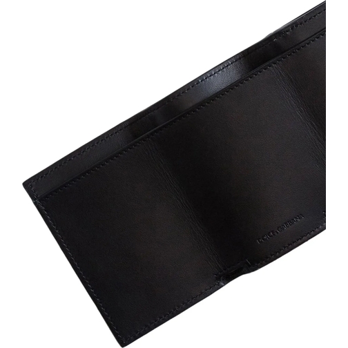 Dolce&Gabbana Bi-Fold Portemonnee Logo Print Bifold Wallet schwarz