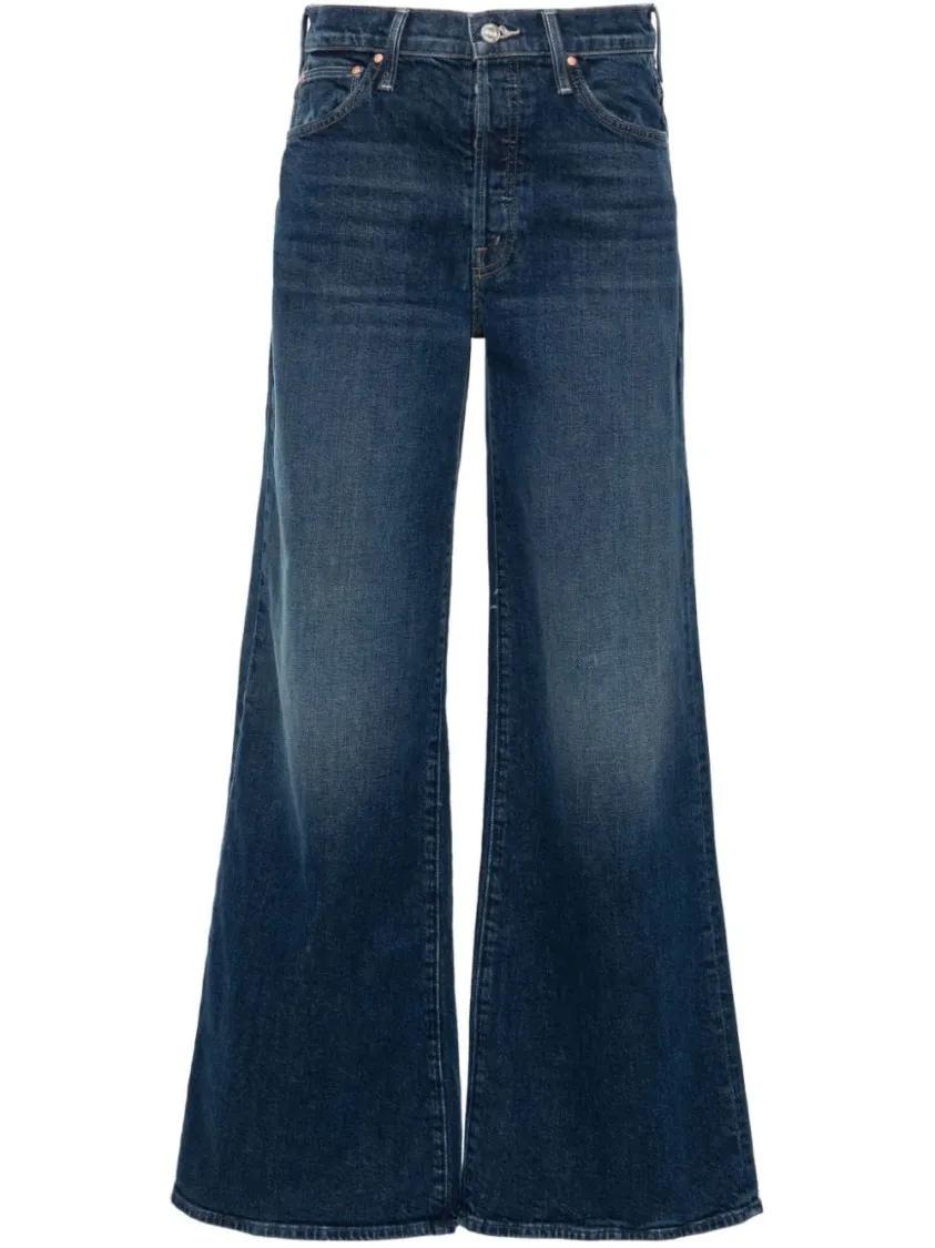 Thumbnail - Mother - The Ditcher Roller Sneak Jeans - Größe 31 - blau