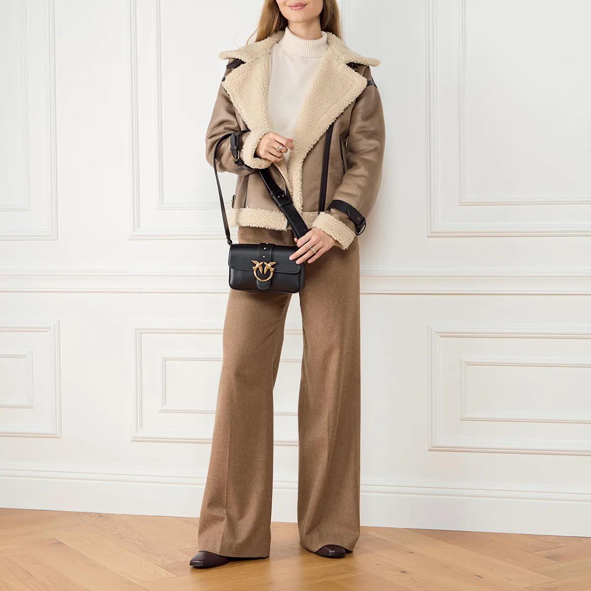 Thumbnail - Pinko Crossbody Bags - Love One Mini Slouchy Fl - Gr. unisize - in Schwarz - für Damen