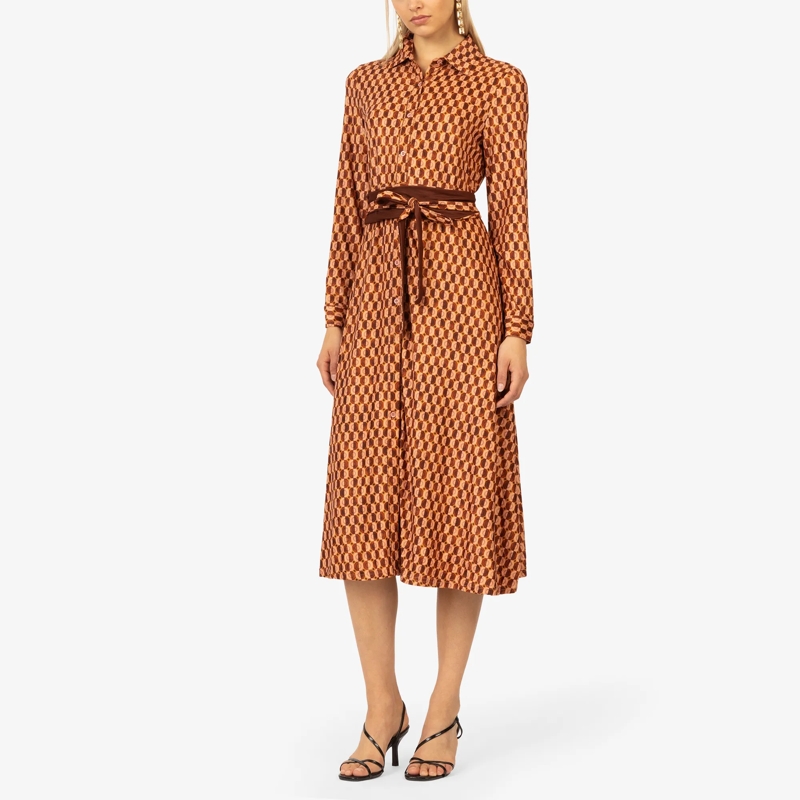 Kraimod Kleid Kleid braun(Image 3)