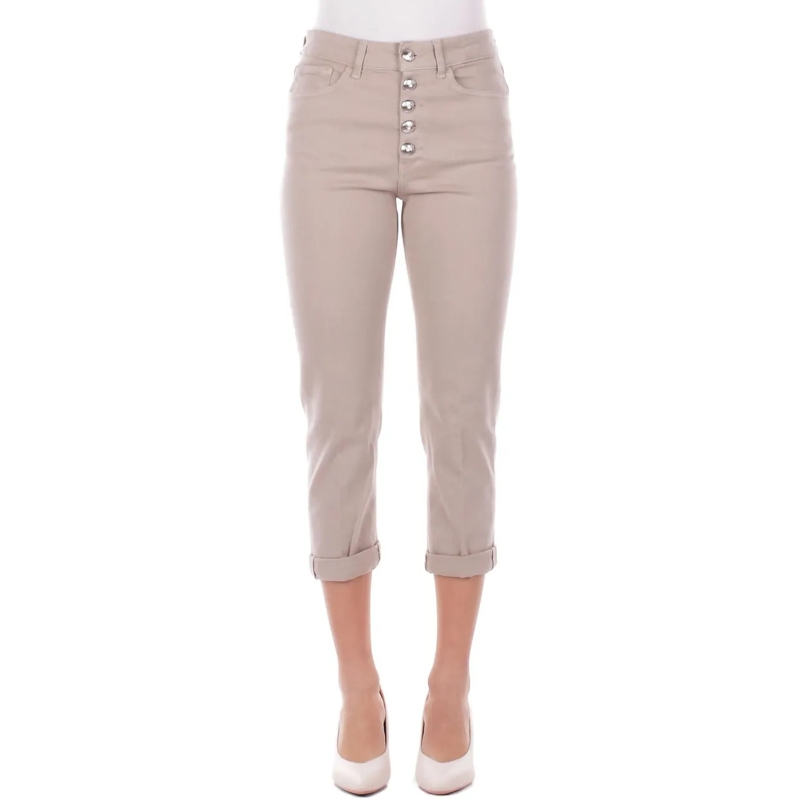 Dondup Jeans mit geradem Bein Jeans Beige beige