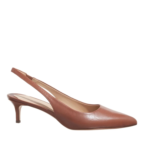 Lauren Ralph Lauren Pump Lolah Ii-Pumps-Slingback Deep Saddle Tan