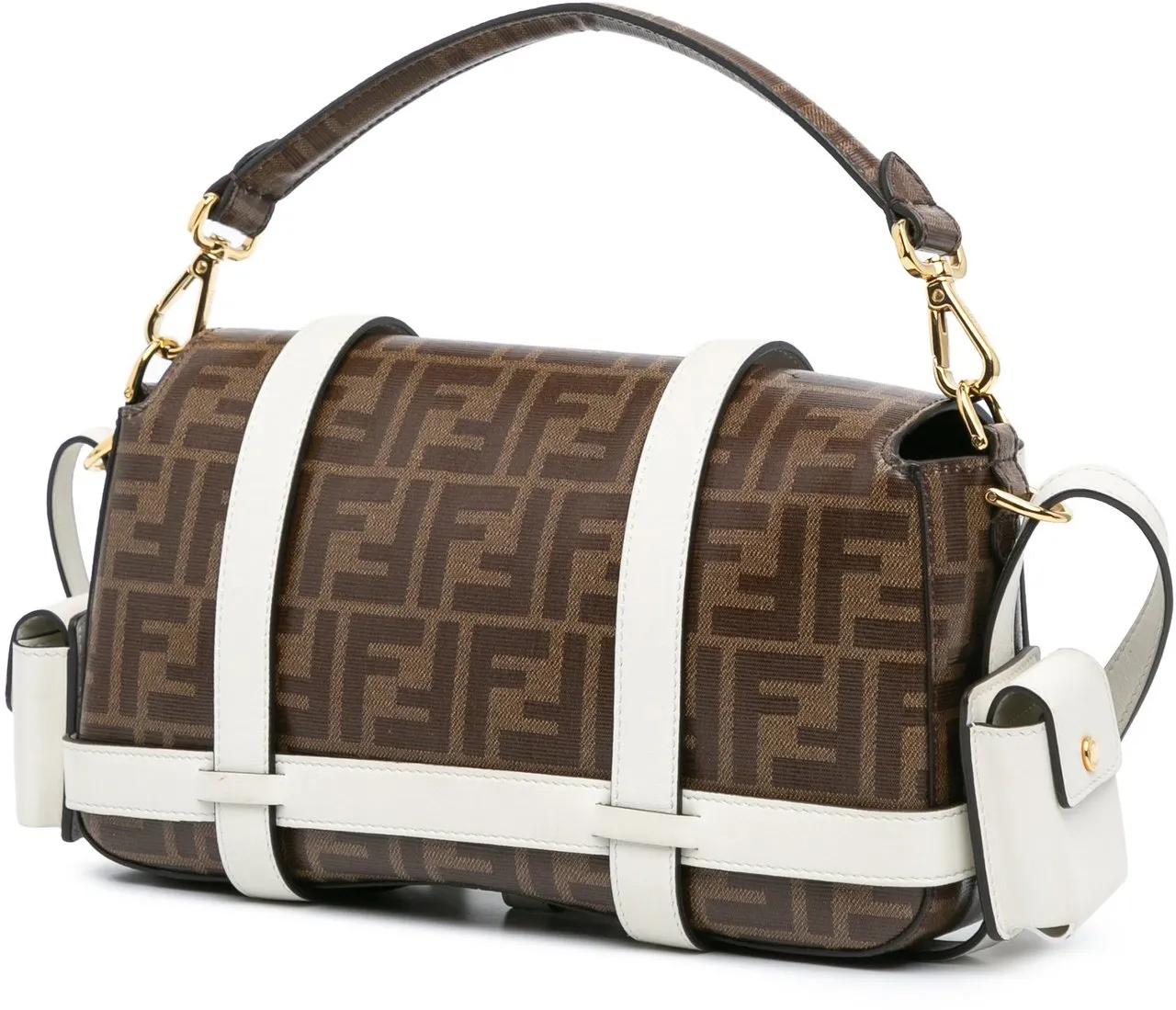 Thumbnail - Fendi Hobo Bags - Zucca Glazed Fabric Cage Baguette Satchel - Gr. unisize - in Braun - für Damen