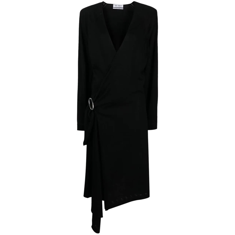 The Attico Robe midi Dresses Black schwarz