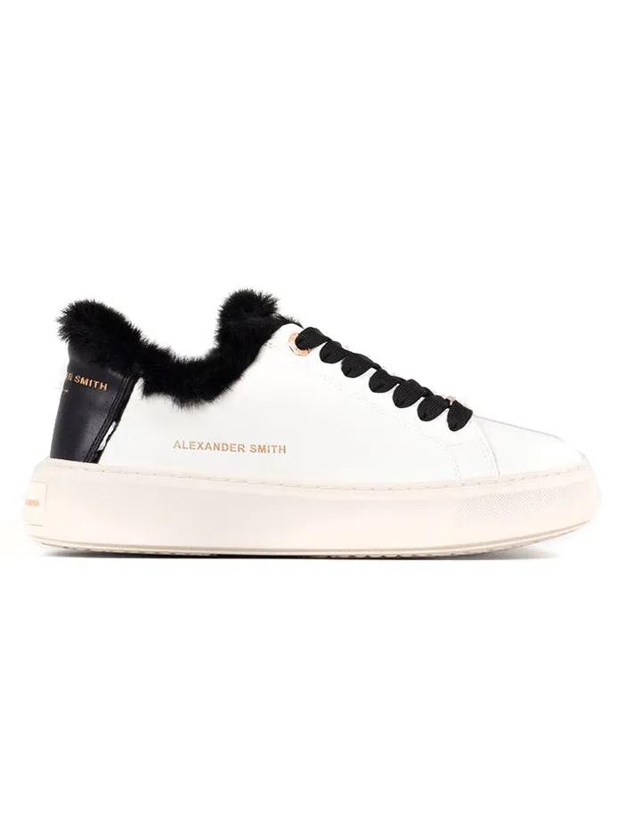 スニーカー Alexander Smith Casual Trainers With Distinctive Black Fur Alexander Smith Casual Trainers With Distinctive Black Fur
