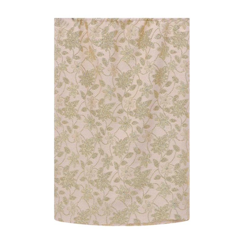 Saint Laurent Minijupe Midirock im Blumendesign beige