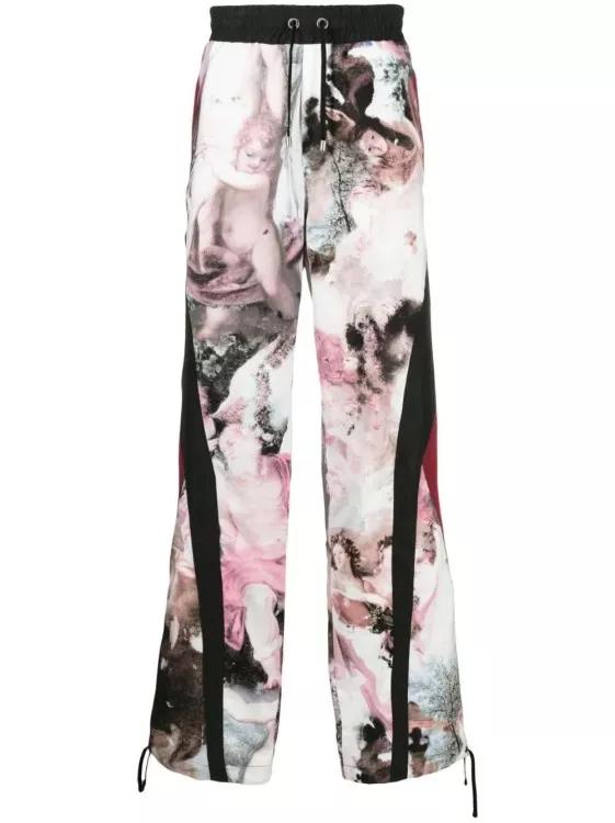 Balmain - Pastel-Print Track Pants - Größe 48 - multi