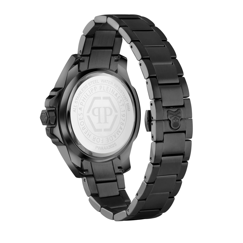 Philipp Plein Quarzuhr Quarz-Analoguhr The $Kull schwarz(Image 4)