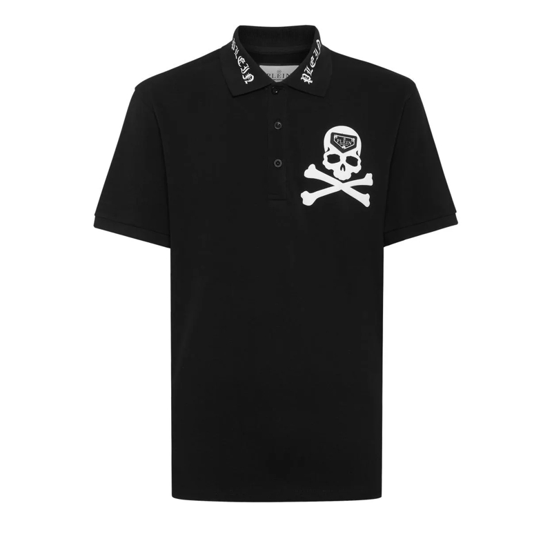 Philipp Plein Poloshirt Polohemd Skull schwarz