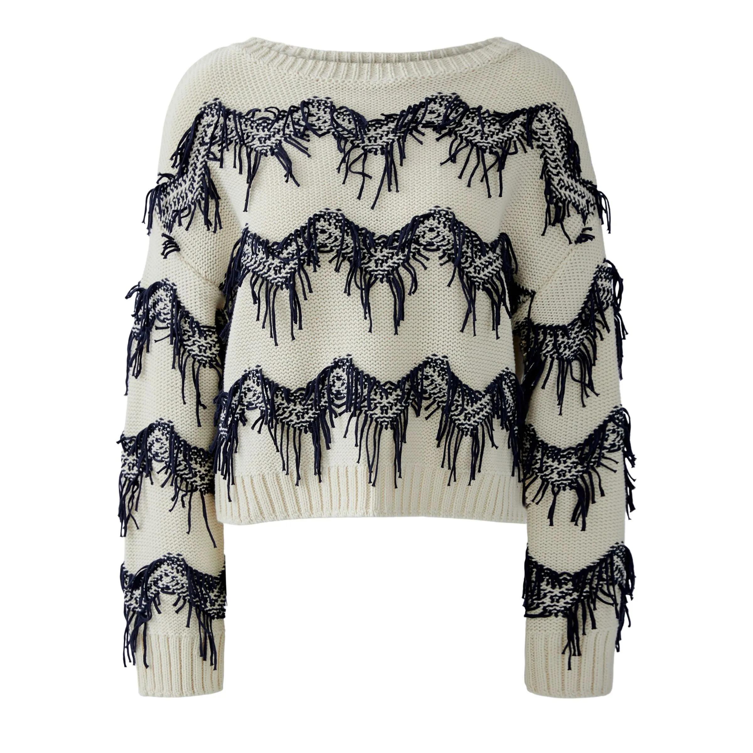 Thumbnail - Oui - Pullover - Größe 38 DAMEN - blau