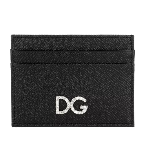 Dolce&Gabbana Dauphine Card Holder Leather Black Kartenhalter