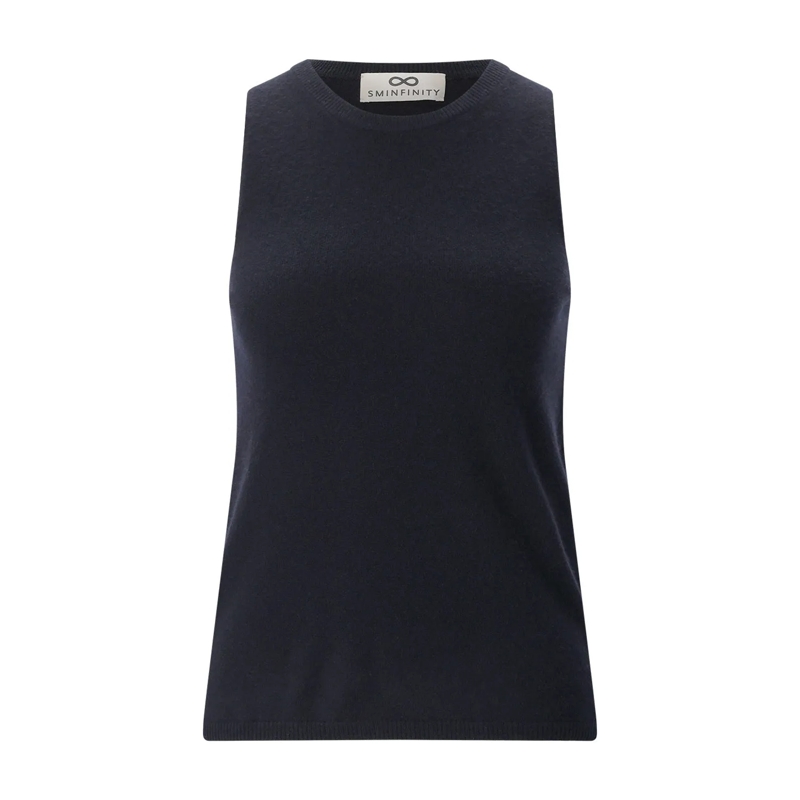 Sminfinity Top Top aus Kaschmir-Mix schwarz