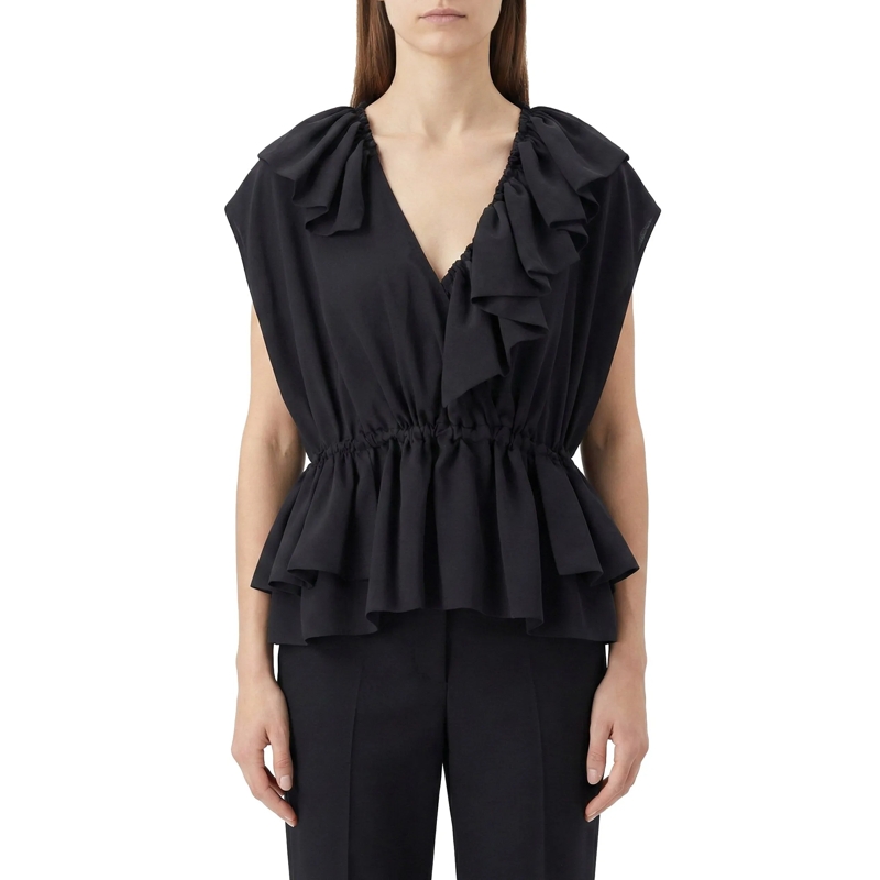 Dries Van Noten Bluse Blusenshirt Cally schwarz(Image 2)