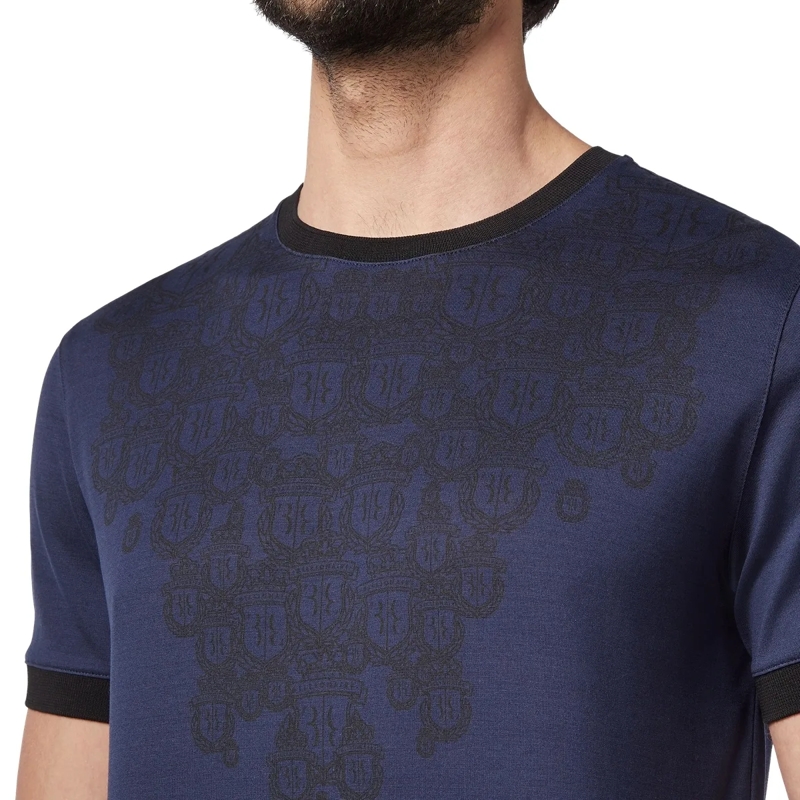 BILLIONAIRE T-Shirt T-Shirt Crest dunkel-blau(Image 4)