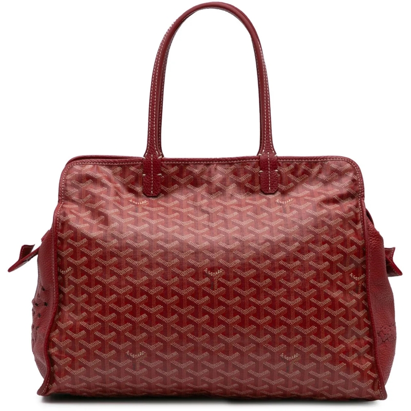 GOYARD Sac week-end Goyardine Sac Hardy Pet Carrier PM rot