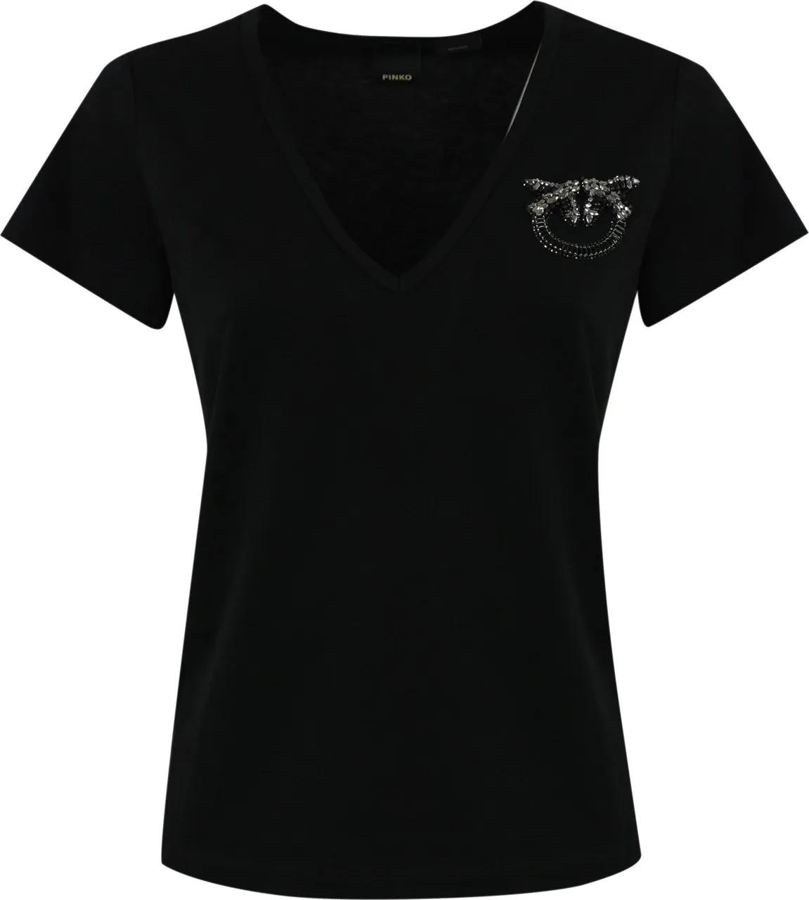 Thumbnail - Pinko - T-Shirts And Polos Nero Limousine - Größe XS - schwarz