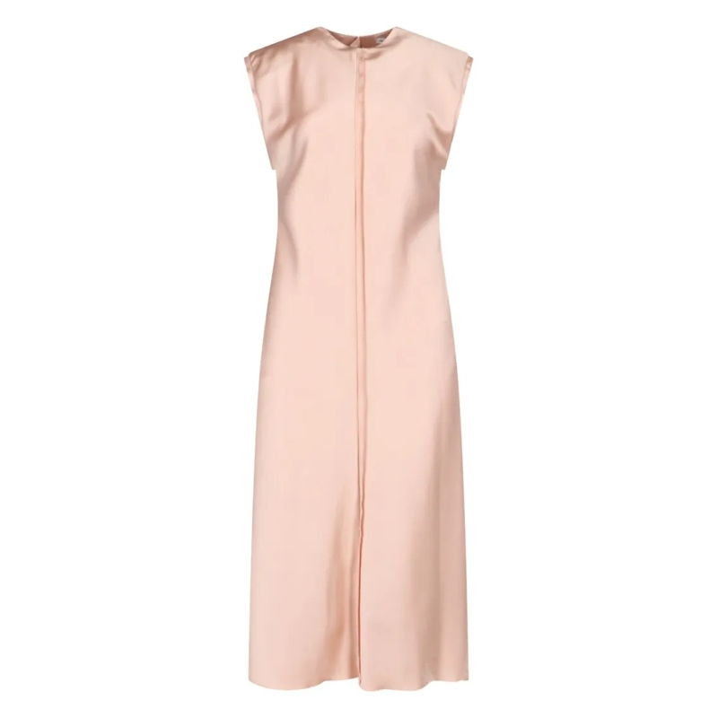 AMI Paris Midi-jurk Midi Dress – Pink Pink