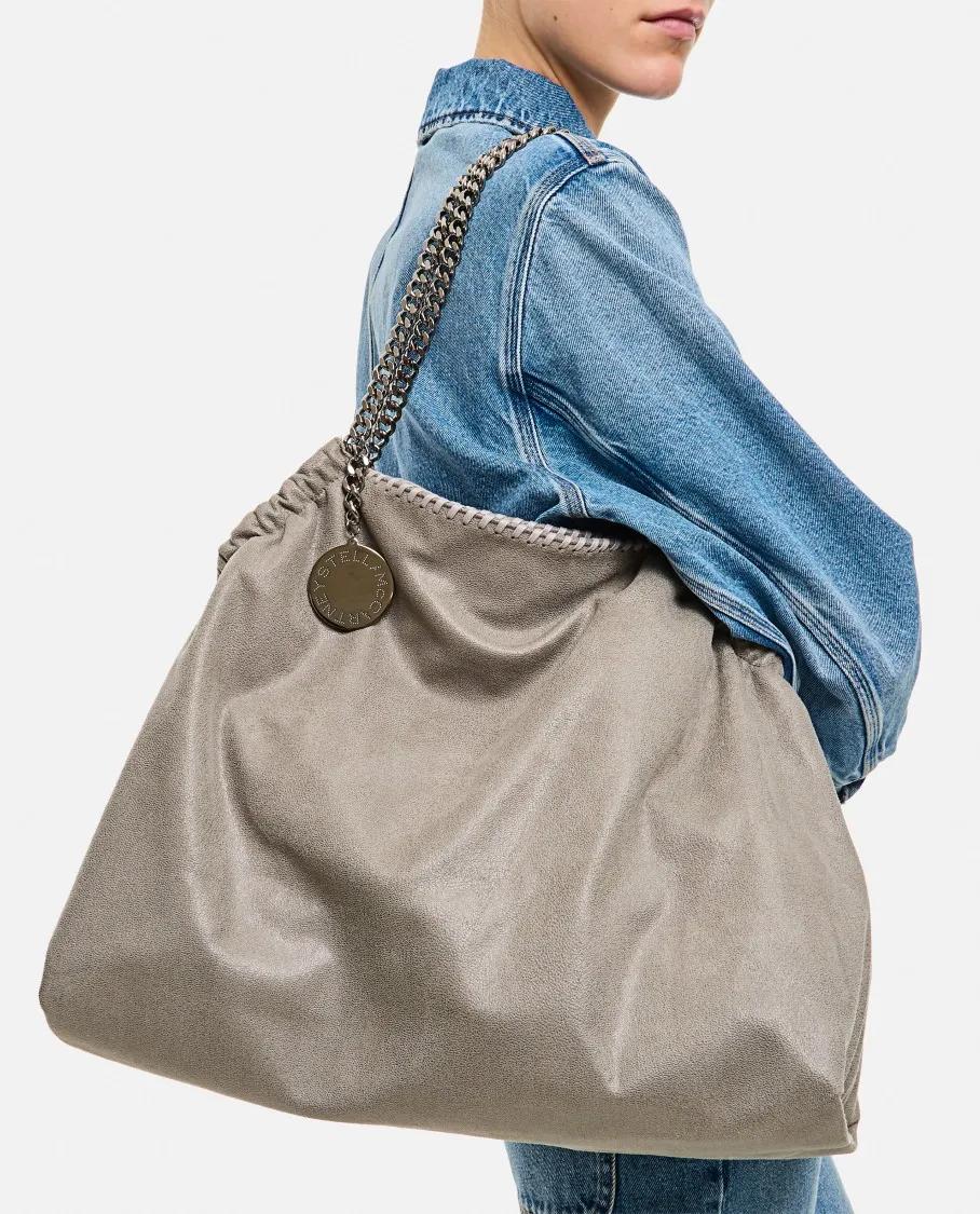Stella Mccartney Totes & shoppers Tote Eco Shaggy Deer in grijs