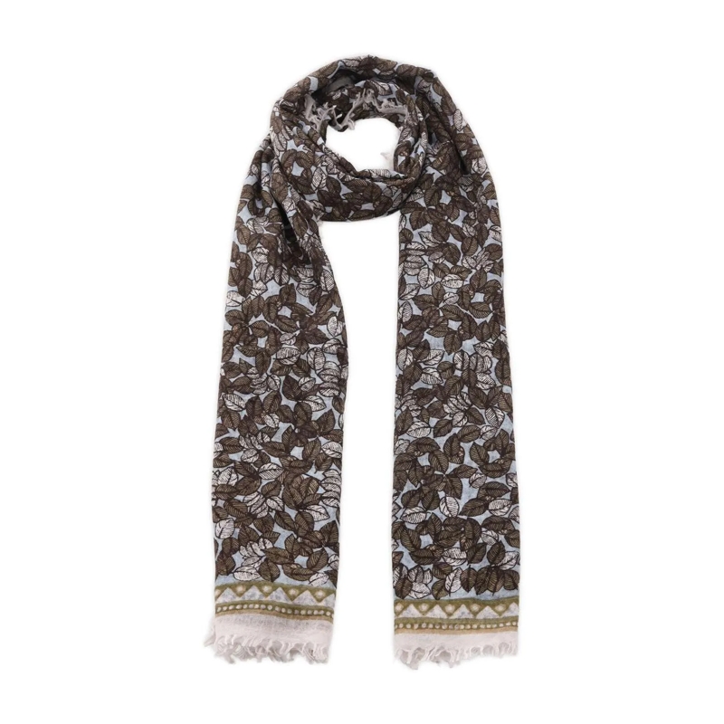 Hemisphere Écharpe légère Schal Neiker aus Wolle Blau