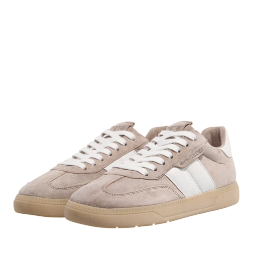 Kennel & Schmenger POP Suede/Calf elefant/bia.Sna lage-top sneaker